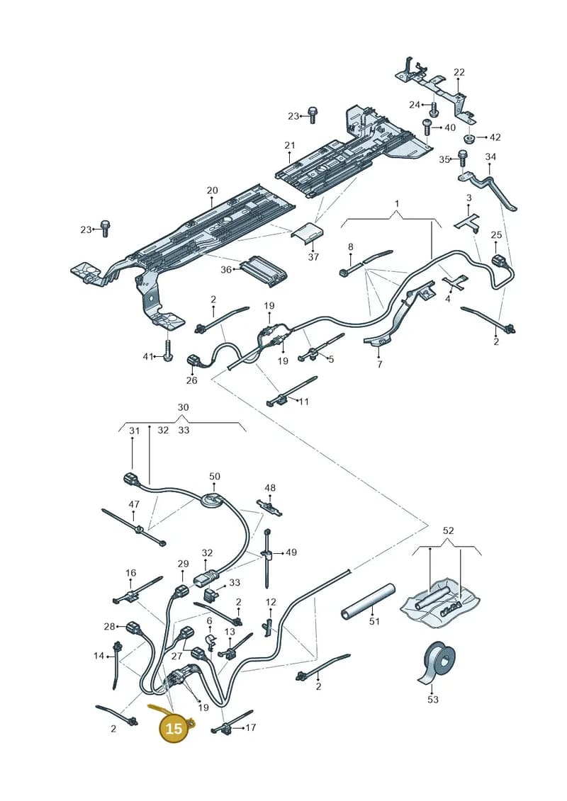 WHT008331 — SEAT CUPRA Born (2021-) diagram 10a970012, position 15