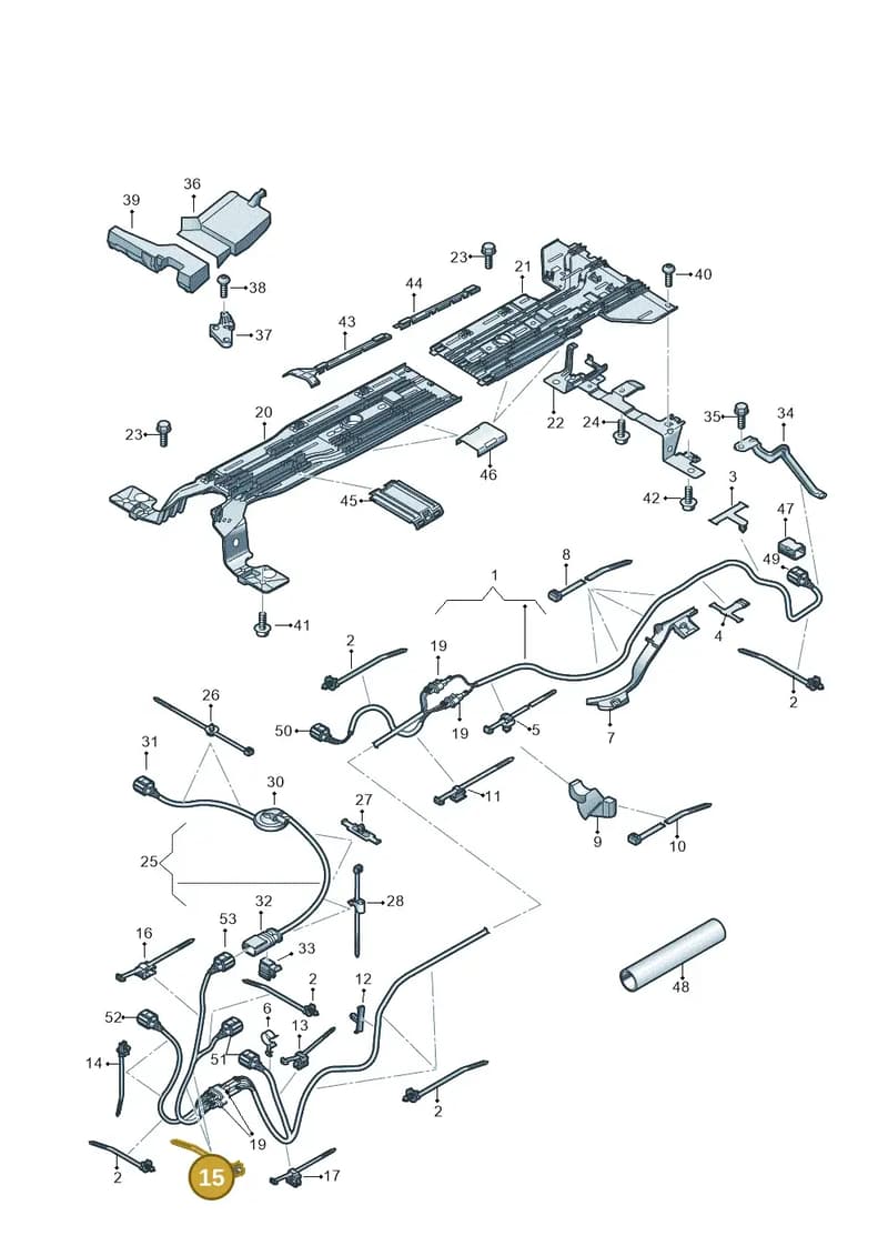 WHT008331 — Audi Q4 Sportback (2021-2025) diagram 89a970200, position 15