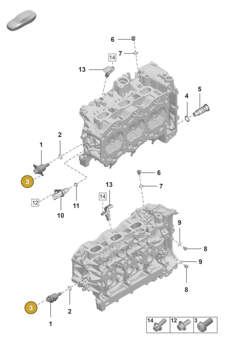 WHT008351 — Porsche 911 (2024-2025) diagram p53103020, position 3