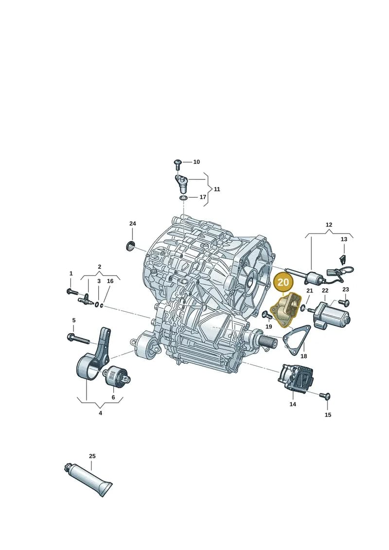 WHT008547 — Audi RS e-tron GT (2020-2025) diagram 4j1300550, position 20