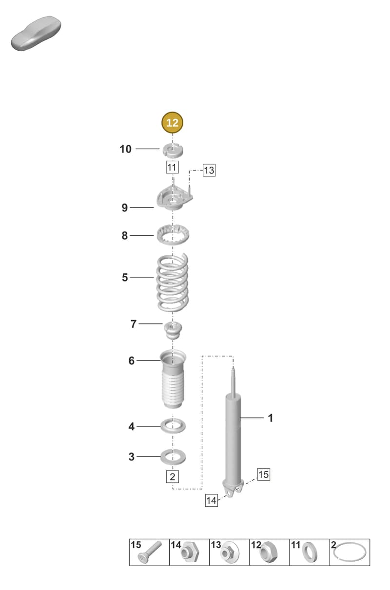 WHT008558 — Porsche 911 (2020-2022) diagram p53502000, position 12