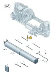 WHT008611 Volkswagen Cable Holder