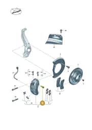 WHT008689 Volkswagen Shouldered Bolt