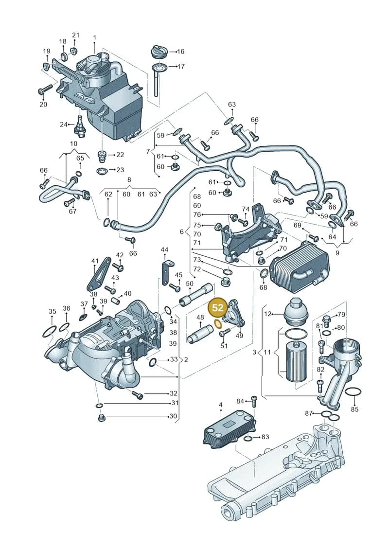 WHT008700 — Audi R8 Spyder (2015-2024) diagram 872115100, position 52