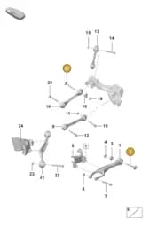 WHT008736 Volkswagen Eccentric Bolt