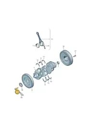 WHT008743 Volkswagen Screw