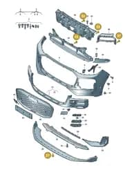 WHT008774 Volkswagen Hexagon Socket Oval Head Collared