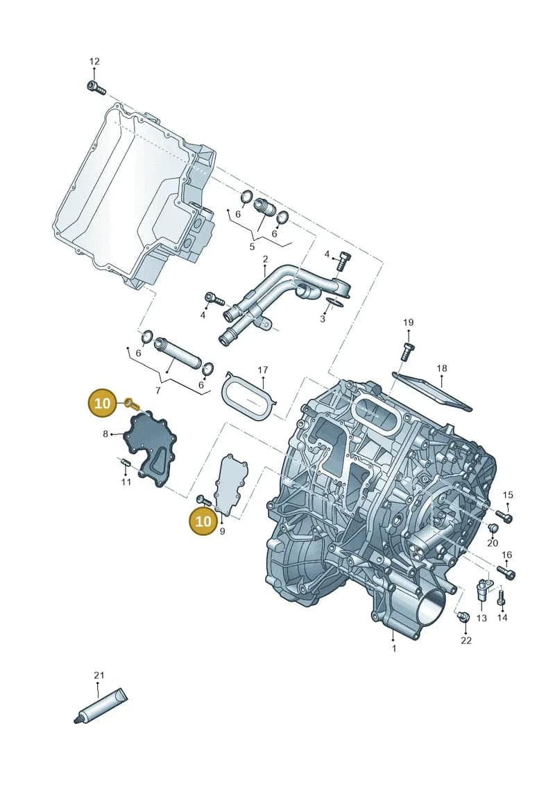 WHT008811 — Audi Q8 e-tron (2018-2025) diagram 586103100, position 10