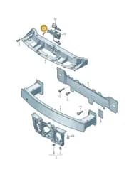 WHT008927 Volkswagen Hexagon Socket Flat Head Bolt