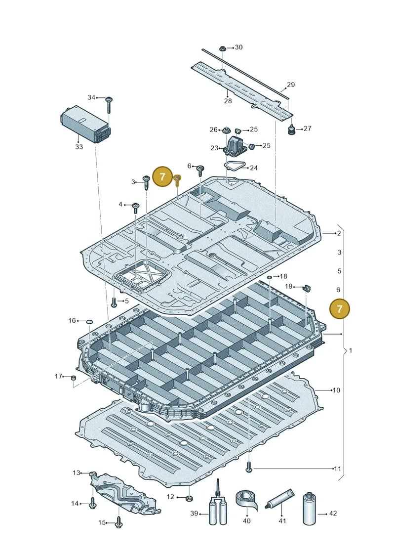 WHT008958 — Audi Q8 e-tron (2018-2025) diagram 586915560, position 7