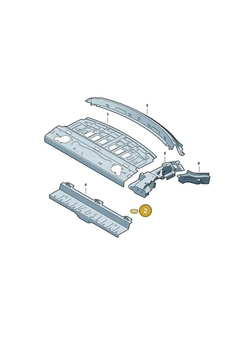 WHT009235 — Audi RS e-tron GT (2020-2025) diagram 4j1813000, position 2