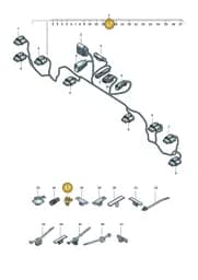 WHT009310 Volkswagen Bracket for Connector Housing
