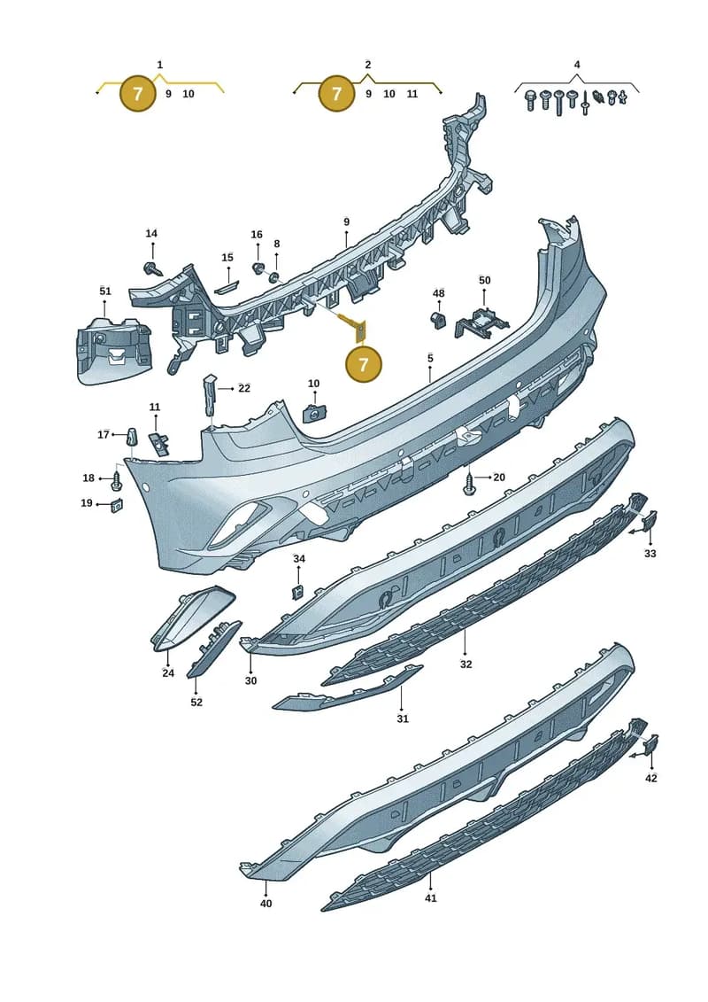 WHT009483 — Audi A3 Sportback (2019-2025) diagram 596807675, position 7