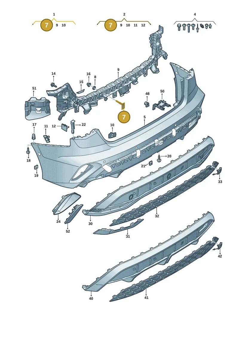 WHT009483 — Audi A3 Sportback (2019-2025) diagram 596807775, position 7