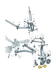 WHT009781 Volkswagen Double Hexagon Nut