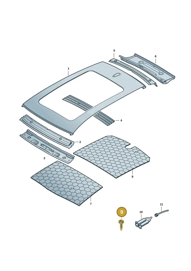 WHT009876 — Audi Q6 e-tron (2023-2025) diagram f5s817000, position 9