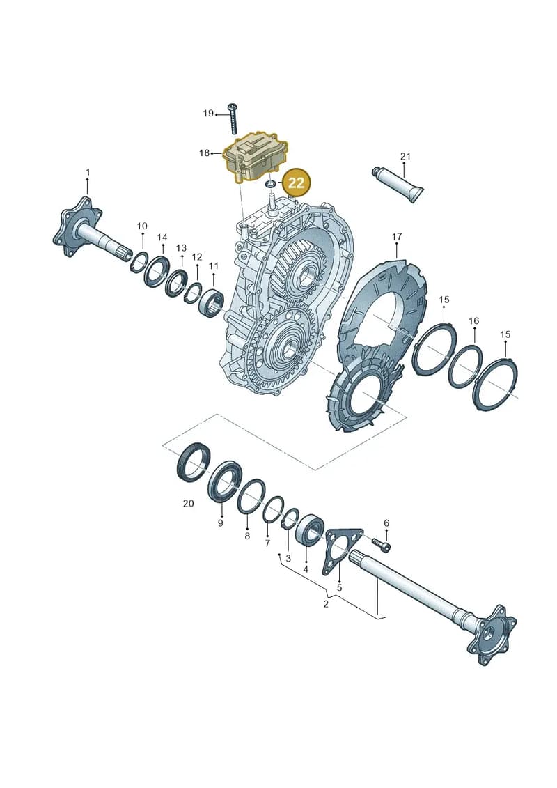 WHT010013 — Audi Q8 e-tron (2018-2025) diagram 586310050, position 22