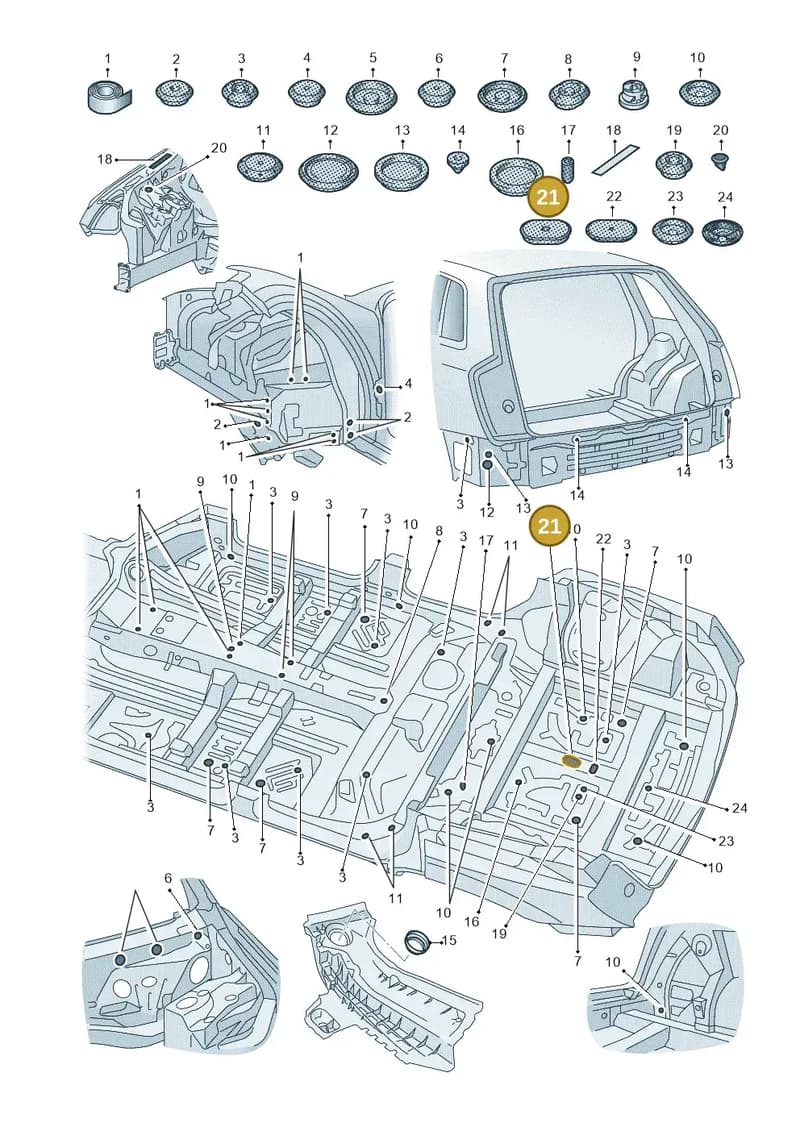 WHT010079 — Audi Q7 (2015-2025) diagram 859803360, position 21