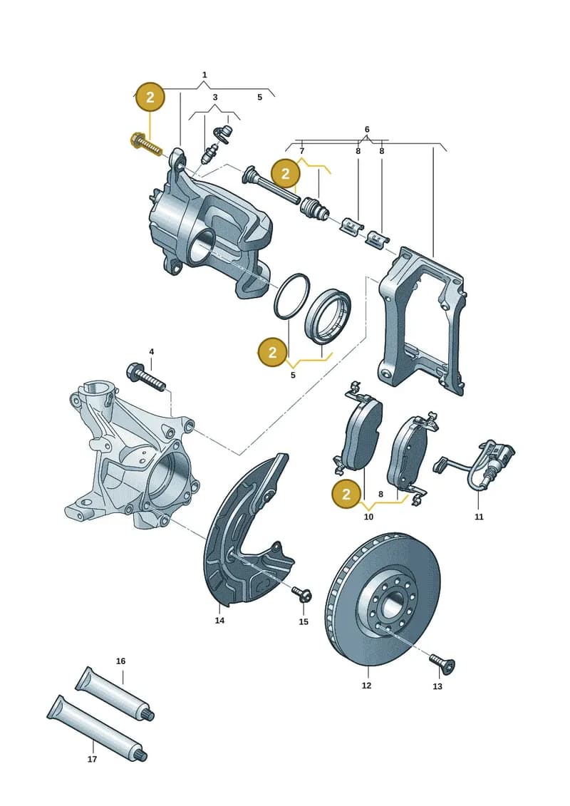 WHT010141 — SEAT CUPRA Born (2021-) diagram 10a615010, position 2