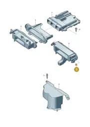 WHT010755 Volkswagen Nut