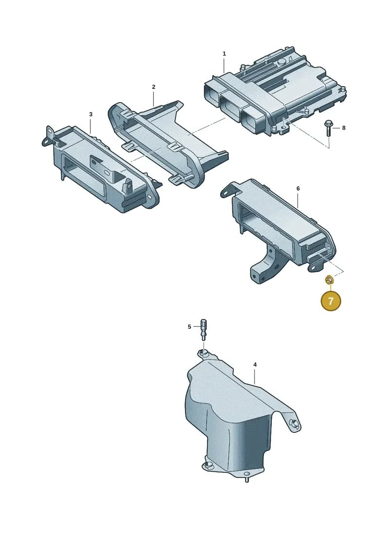 WHT010755 — Volkswagen Amarok (2022-2025) diagram 2hb906800, position 7