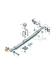 WHT010864 Volkswagen Nut