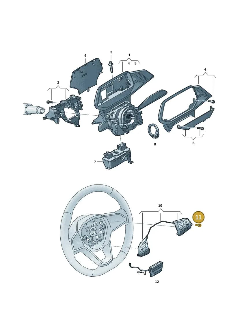 WHT011131 — Volkswagen ID.4 (2020-2025) diagram 10a953050, position 11