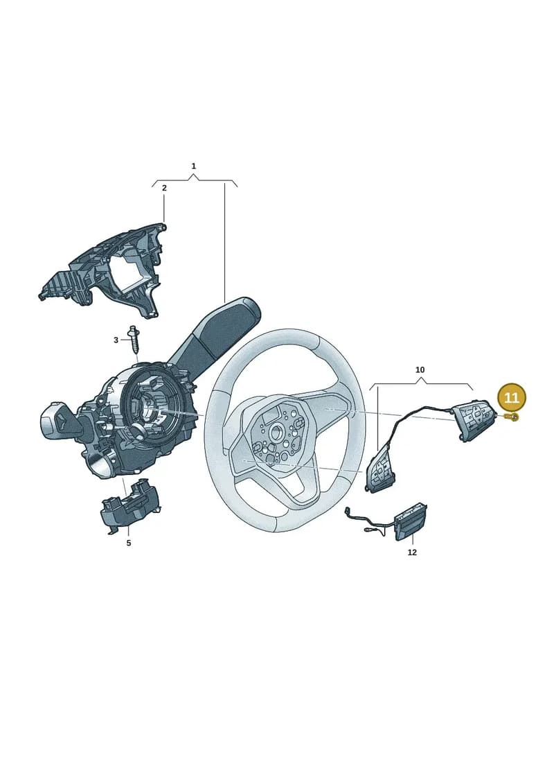 WHT011131 — Volkswagen ID.7 (2023-2025) diagram 14b953500, position 11