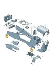 WHT011303 Volkswagen Hexagon Bolt