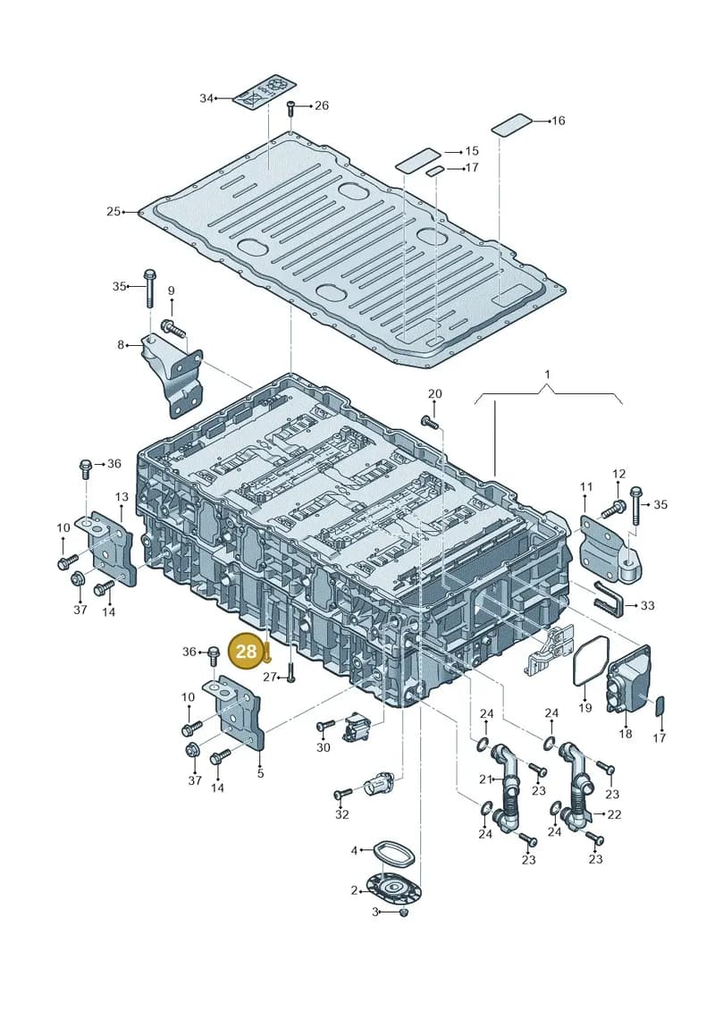 WHT011357 — Audi Q8 (2018-2025) diagram 429915500, position 28