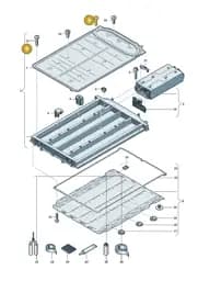 WHT011424A Volkswagen Hexagon Socket Head Bolt (Combi)