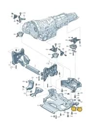 WHT011471 Volkswagen Hexagon Flange Screw