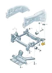 WHT011515 Volkswagen Fitted Bolt Hexagon Head