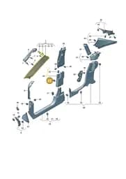 WHT011733 Volkswagen Retaining Clip