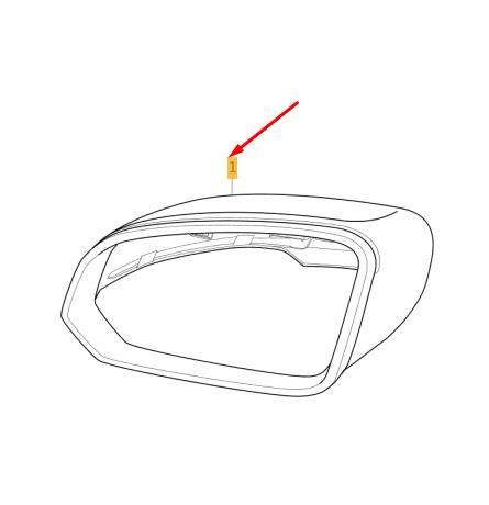 39849801 Volvo Door Mirror Housing Cover | WW Spares Genuine OEM ...