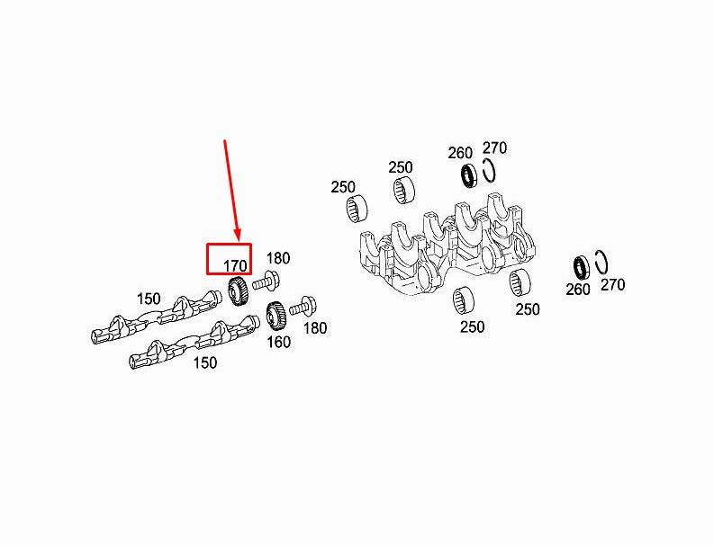 A6510341212 MERCEDES-BENZ B W246 Right Drive Shaft Spur Gear | WW Spares