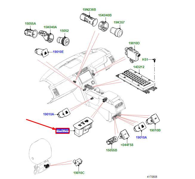 LR189742 Land Rover Power Outlet Socket | Interface | WW Spares